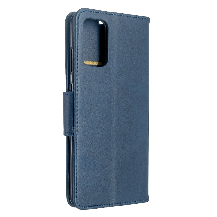 For Galaxy S20+ Retro Lambskin Texture Pure Color Horizontal Flip PU Leather Case with Holder & Card Slots & Wallet & Lanyard