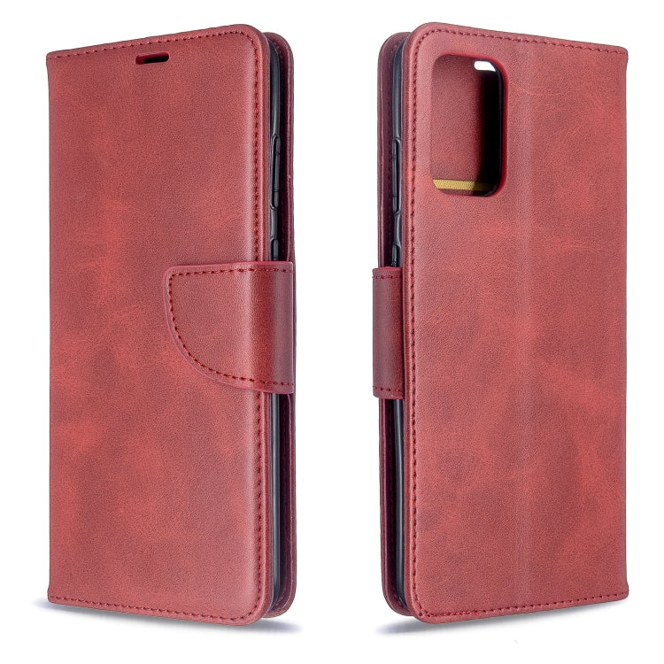 For Galaxy S20 Ultra Retro Lambskin Texture Pure Color Horizontal Flip PU Leather Case with Holder & Card Slots & Wallet & Lanyard