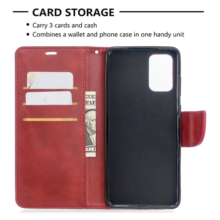 For Galaxy S20 Ultra Retro Lambskin Texture Pure Color Horizontal Flip PU Leather Case with Holder & Card Slots & Wallet & Lanyard