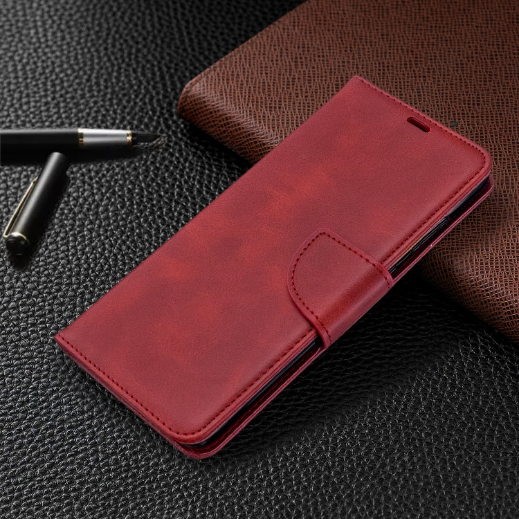 For Galaxy S20 Ultra Retro Lambskin Texture Pure Color Horizontal Flip PU Leather Case with Holder & Card Slots & Wallet & Lanyard