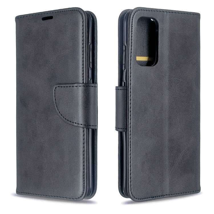 For Galaxy S20 Retro Lambskin Texture Pure Color Horizontal Flip PU Leather Case with Holder & Card Slots & Wallet & Lanyard