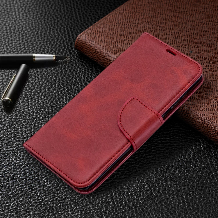 For Galaxy S20 Retro Lambskin Texture Pure Color Horizontal Flip PU Leather Case with Holder & Card Slots & Wallet & Lanyard