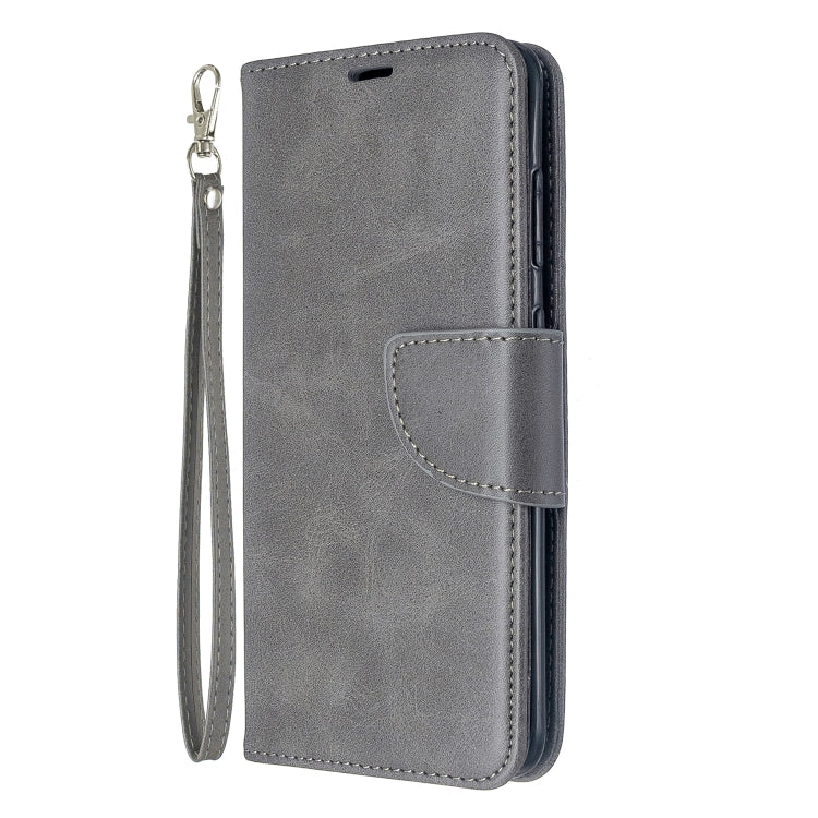 For Galaxy S20 Retro Lambskin Texture Pure Color Horizontal Flip PU Leather Case with Holder & Card Slots & Wallet & Lanyard