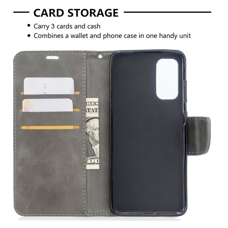 For Galaxy S20 Retro Lambskin Texture Pure Color Horizontal Flip PU Leather Case with Holder & Card Slots & Wallet & Lanyard