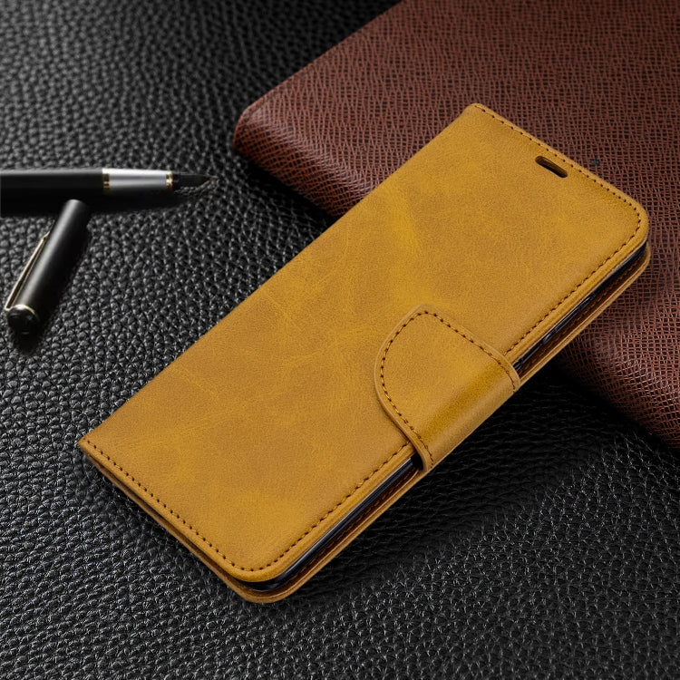 For Galaxy S20 Retro Lambskin Texture Pure Color Horizontal Flip PU Leather Case with Holder & Card Slots & Wallet & Lanyard