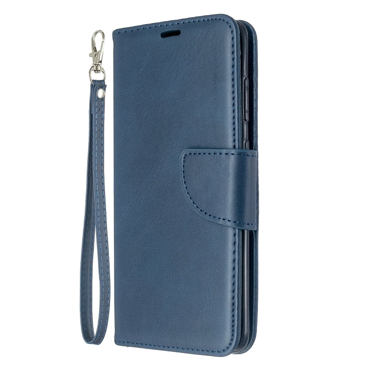 For Galaxy S20 Retro Lambskin Texture Pure Color Horizontal Flip PU Leather Case with Holder & Card Slots & Wallet & Lanyard
