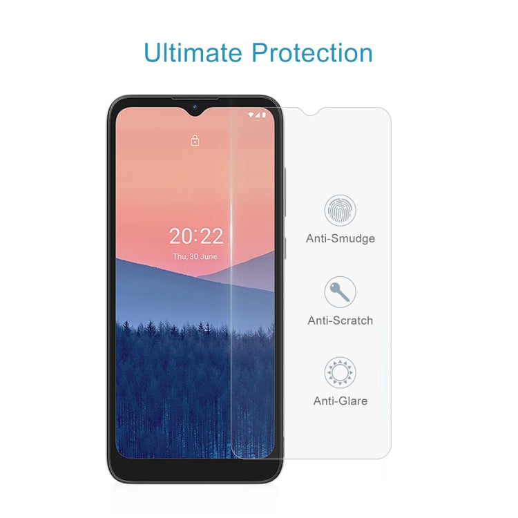 10 PCS 0.26mm 9H 2.5D Tempered Glass Film For Nokia C21