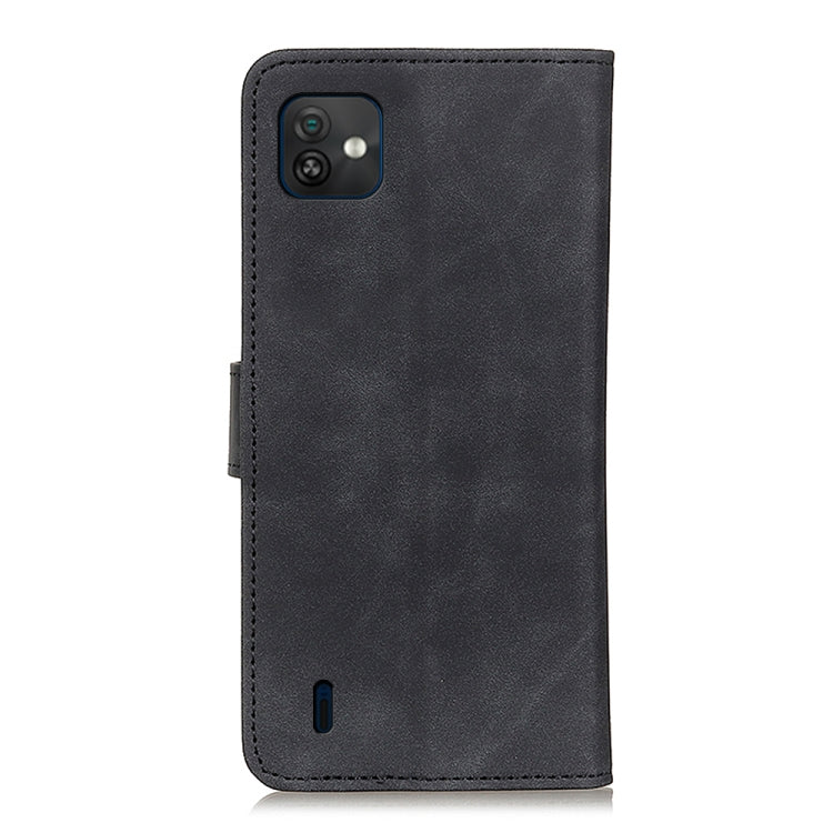 For Wiko Y82 KHAZNEH Retro Texture Flip Leather Phone Case