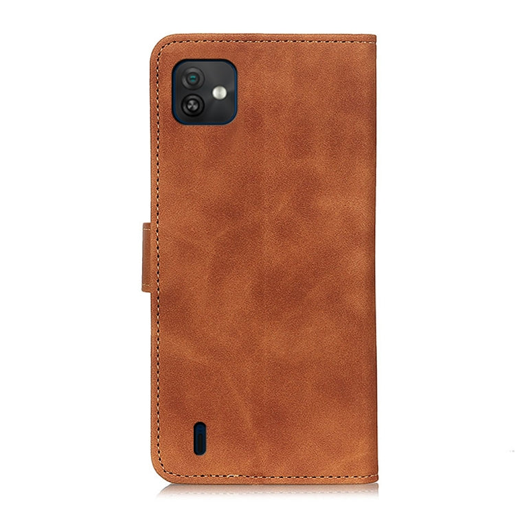 For Wiko Y82 KHAZNEH Retro Texture Flip Leather Phone Case