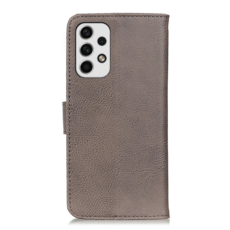 For Samsung Galaxy A23 4G KHAZNEH Cowhide Texture Flip Leather PhoneCase