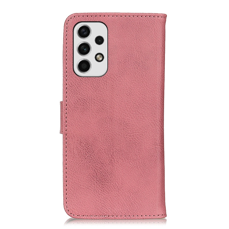 For Samsung Galaxy A23 4G KHAZNEH Cowhide Texture Flip Leather PhoneCase
