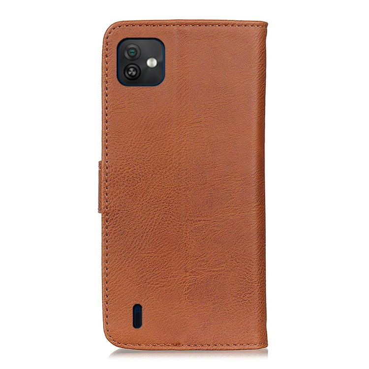 For Wiko Y82 KHAZNEH Cowhide Texture Flip Leather PhoneCase