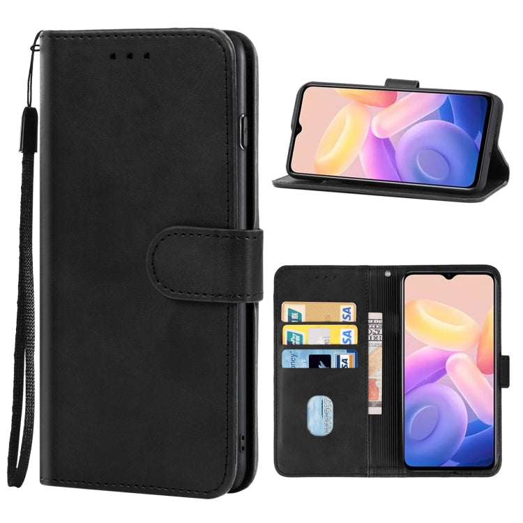 Leather Phone Case For vivo Y33s 5G