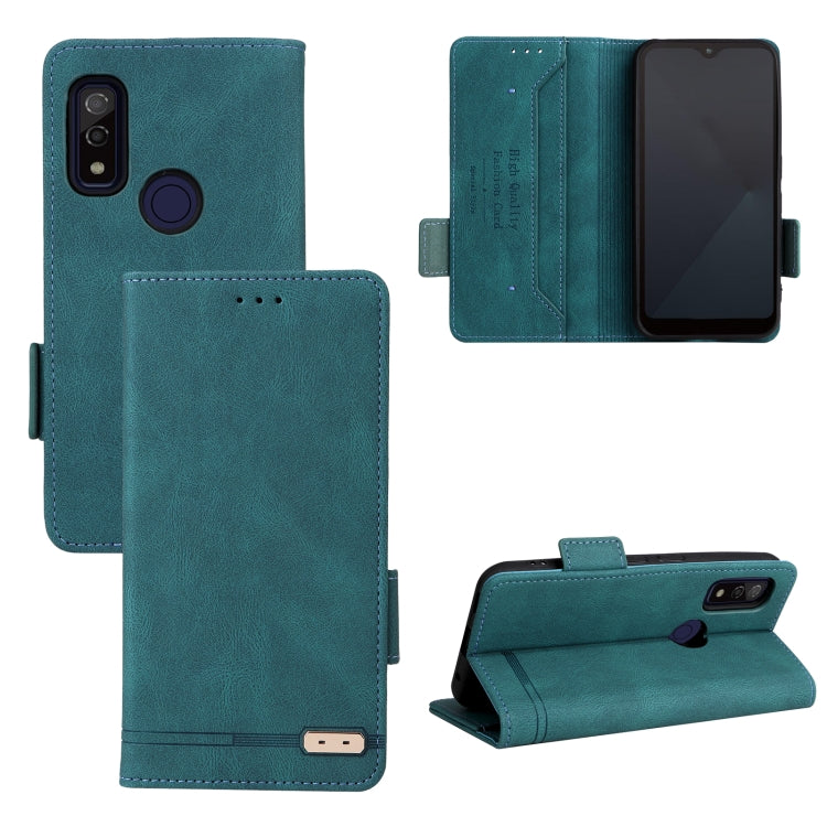For Fujitsu Arrows WE F-51B Magnetic Clasp Leather Phone Case