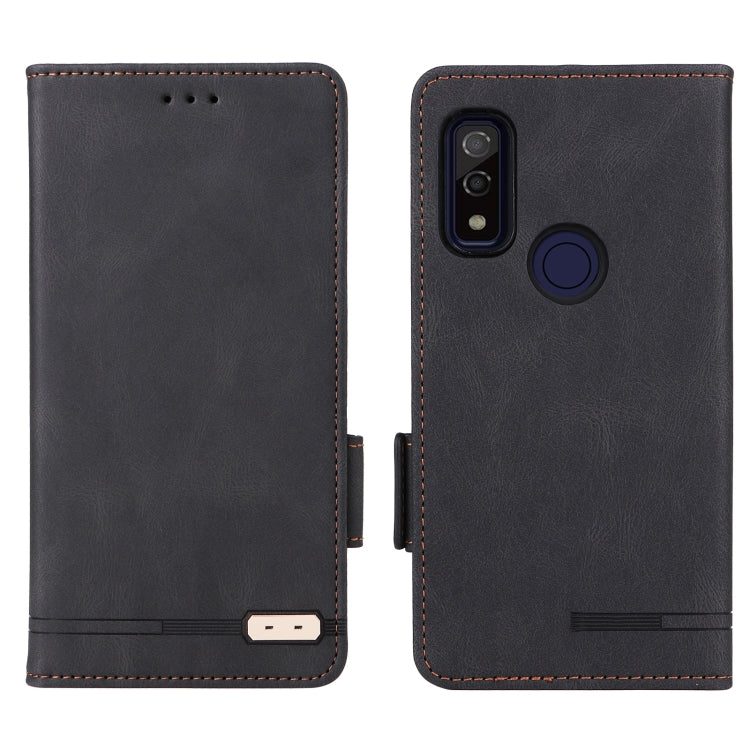 For Fujitsu Arrows WE F-51B Magnetic Clasp Leather Phone Case