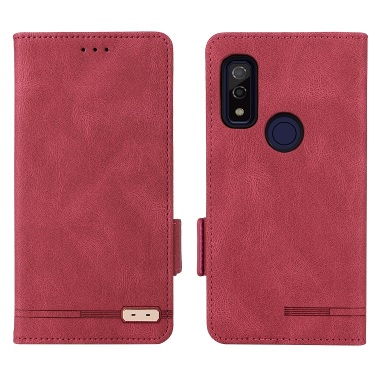 For Fujitsu Arrows WE F-51B Magnetic Clasp Leather Phone Case