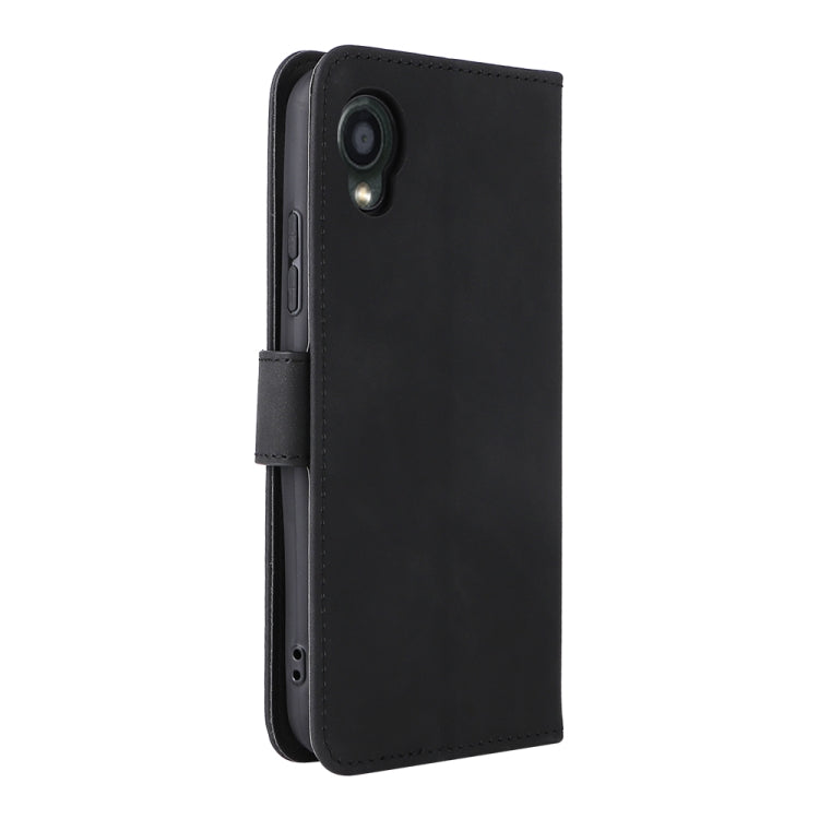 For Kyocera DIGNO BX2 Skin Feel Magnetic Buckle Leather Phone Case
