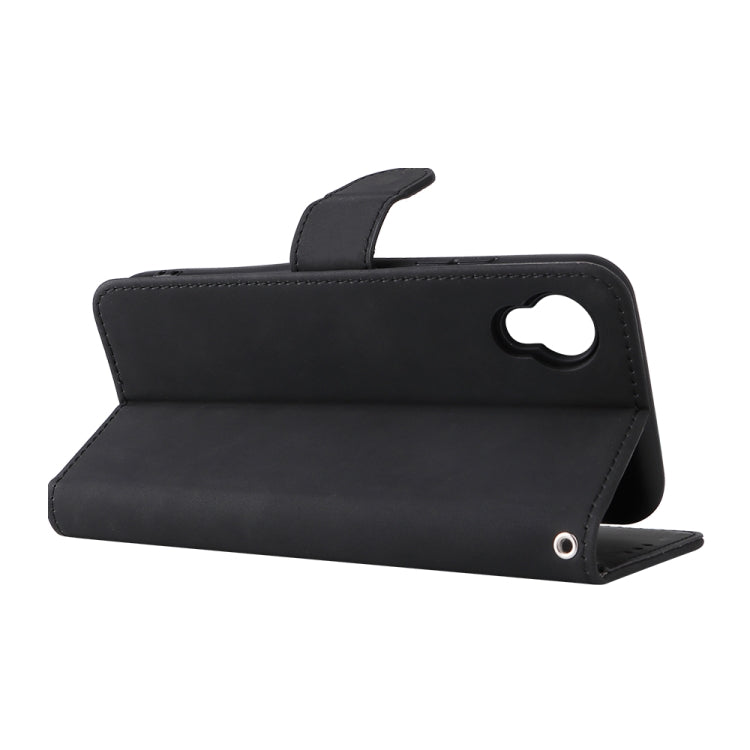 For Kyocera DIGNO BX2 Skin Feel Magnetic Buckle Leather Phone Case