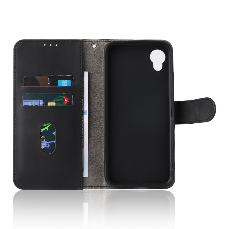 For Kyocera DIGNO BX2 Skin Feel Magnetic Buckle Leather Phone Case