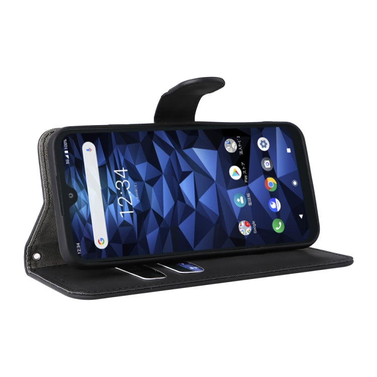 For Kyocera DIGNO BX2 Skin Feel Magnetic Buckle Leather Phone Case