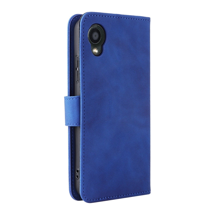 For Kyocera DIGNO BX2 Skin Feel Magnetic Buckle Leather Phone Case