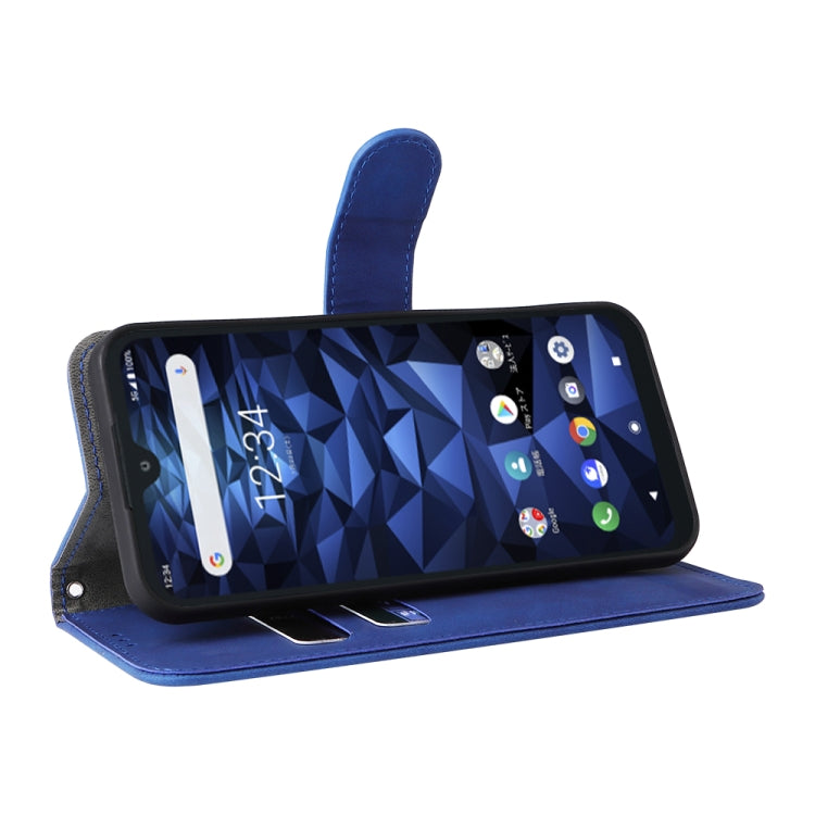 For Kyocera DIGNO BX2 Skin Feel Magnetic Buckle Leather Phone Case