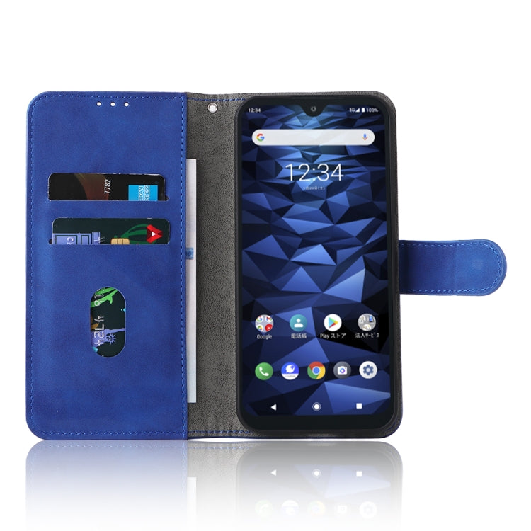 For Kyocera DIGNO BX2 Skin Feel Magnetic Buckle Leather Phone Case
