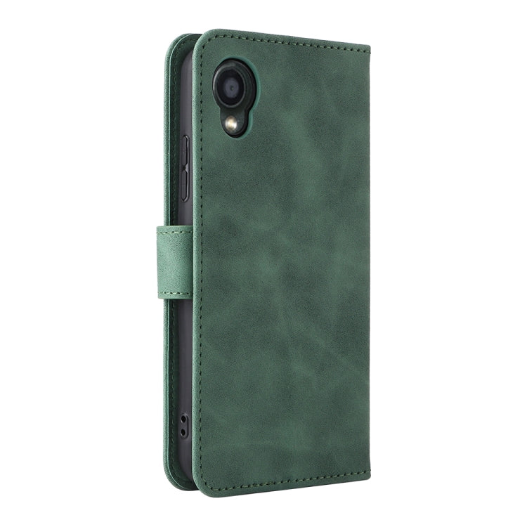 For Kyocera DIGNO BX2 Skin Feel Magnetic Buckle Leather Phone Case