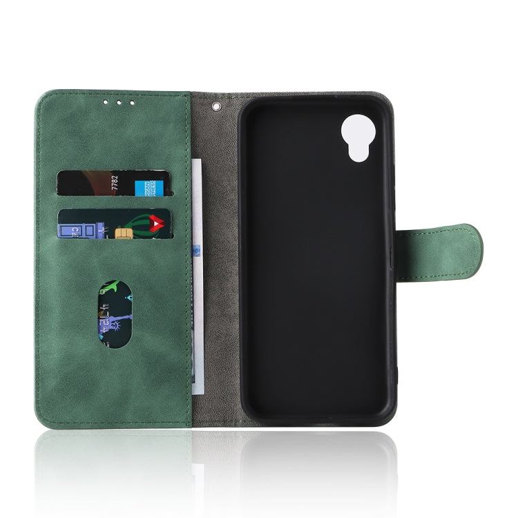 For Kyocera DIGNO BX2 Skin Feel Magnetic Buckle Leather Phone Case