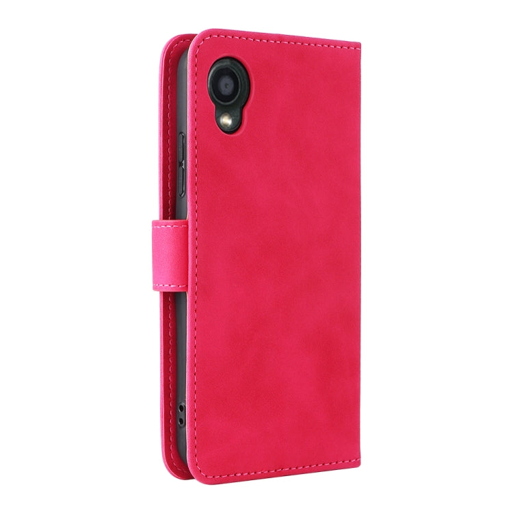 For Kyocera DIGNO BX2 Skin Feel Magnetic Buckle Leather Phone Case