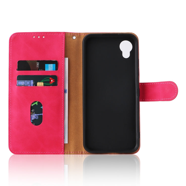 For Kyocera DIGNO BX2 Skin Feel Magnetic Buckle Leather Phone Case