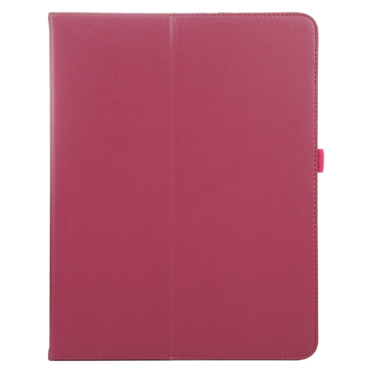 For iPad Pro 12.9 2022 / 2021 / 2020 / 2018 Litchi Texture Solid Color Leather Tablet Case