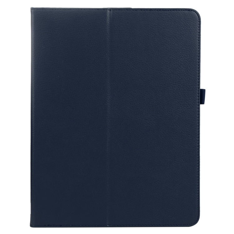 For iPad Pro 12.9 2022 / 2021 / 2020 / 2018 Litchi Texture Solid Color Leather Tablet Case