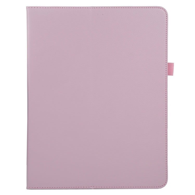 For iPad Pro 12.9 2022 / 2021 / 2020 / 2018 Litchi Texture Solid Color Leather Tablet Case