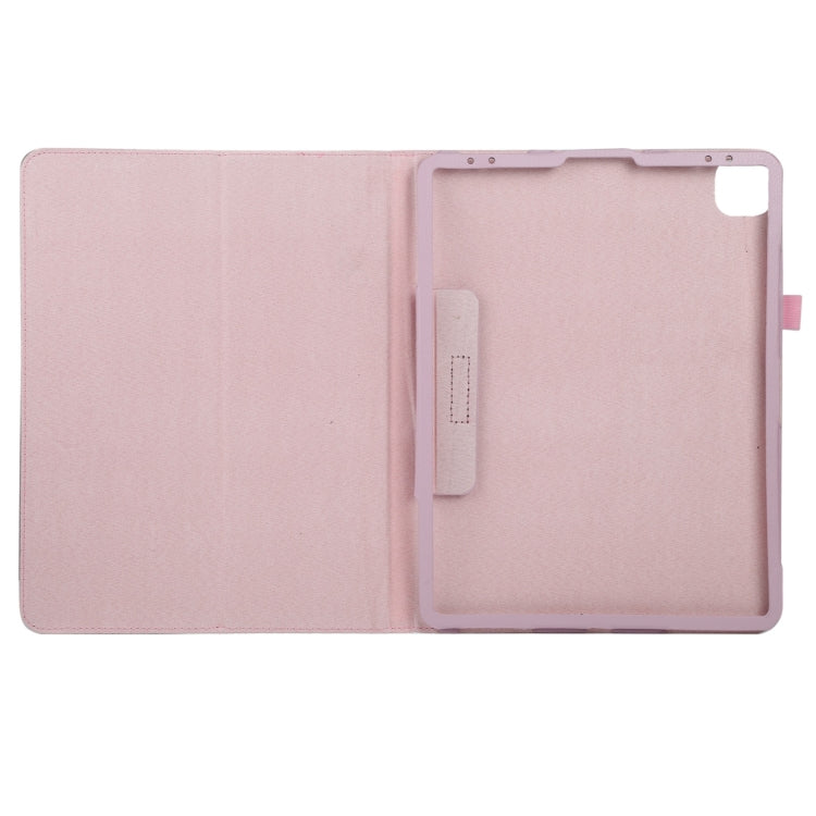 For iPad Pro 12.9 2022 / 2021 / 2020 / 2018 Litchi Texture Solid Color Leather Tablet Case