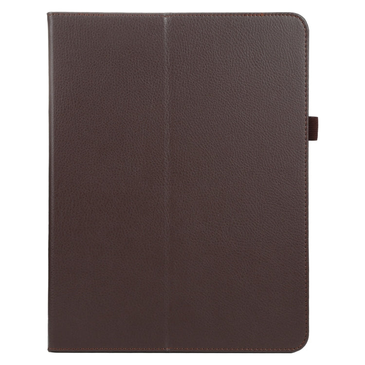 For iPad Pro 12.9 2022 / 2021 / 2020 / 2018 Litchi Texture Solid Color Leather Tablet Case