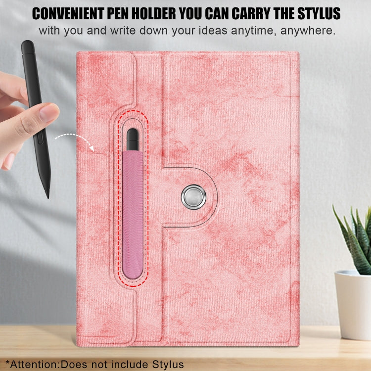 For Microsoft Surface Pro 8 360 Degrees Rotation Leather Tablet Case