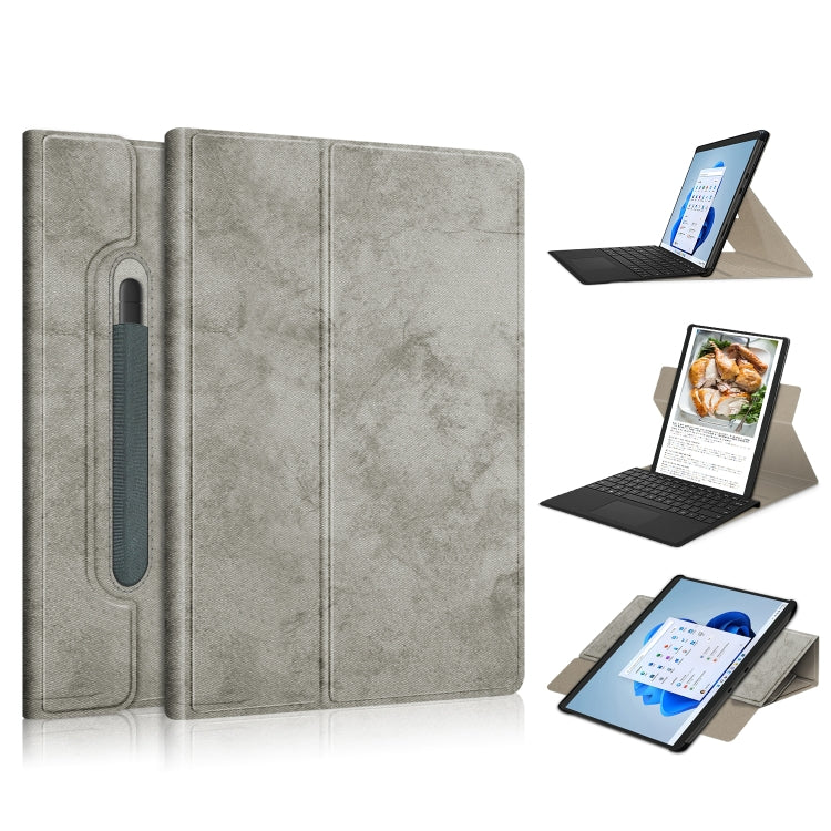 For Microsoft Surface Pro 8 360 Degrees Rotation Leather Tablet Case
