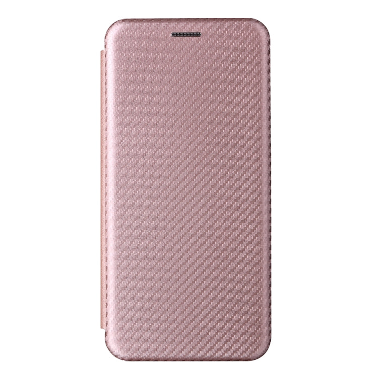 For Kyocera DIGNO BX2 Carbon Fiber Texture Horizontal Flip PU Phone Case