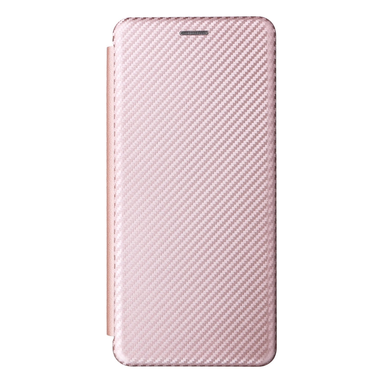 For Ulefone Note 12P Carbon Fiber Texture Horizontal Flip PU Phone Case