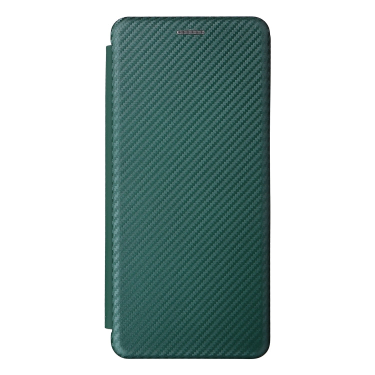 For Ulefone Note 12P Carbon Fiber Texture Horizontal Flip PU Phone Case