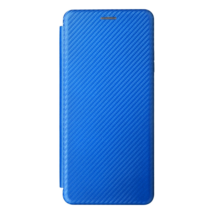For Ulefone Note 12P Carbon Fiber Texture Horizontal Flip PU Phone Case