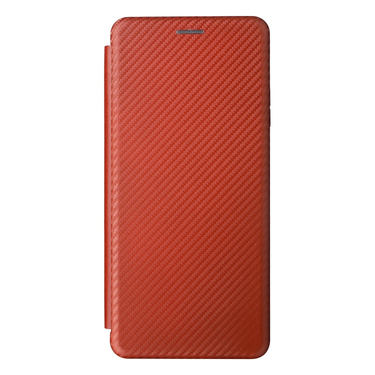 For Ulefone Note 12P Carbon Fiber Texture Horizontal Flip PU Phone Case