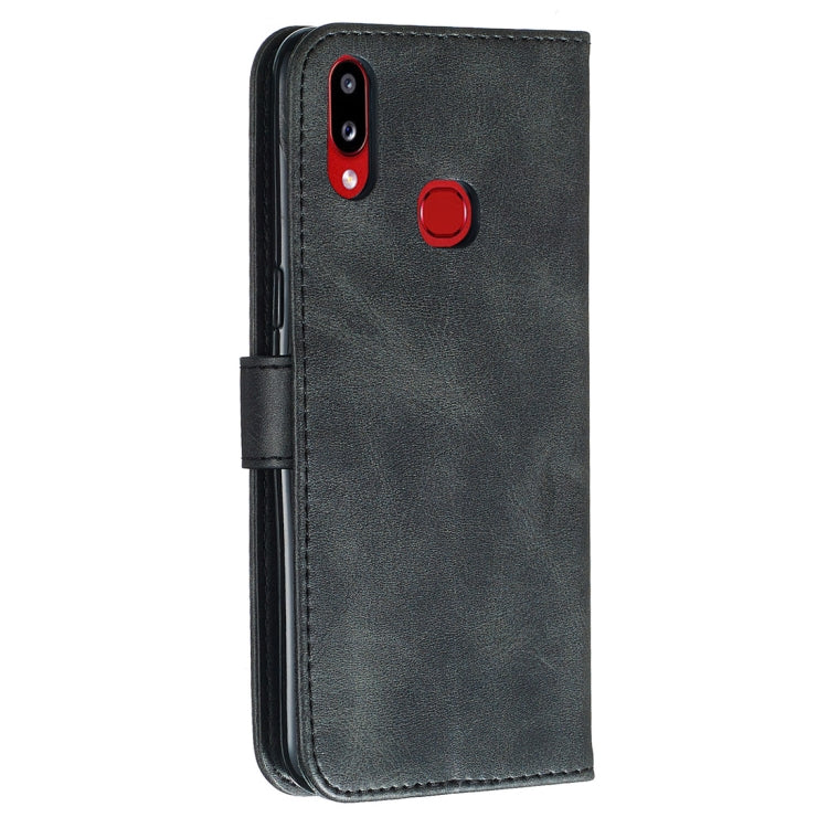 For Galaxy A10s Fashion Calf Texture Zipper Horizontal Flip PU Leather Case, with Holder & Card Slots & Wallet