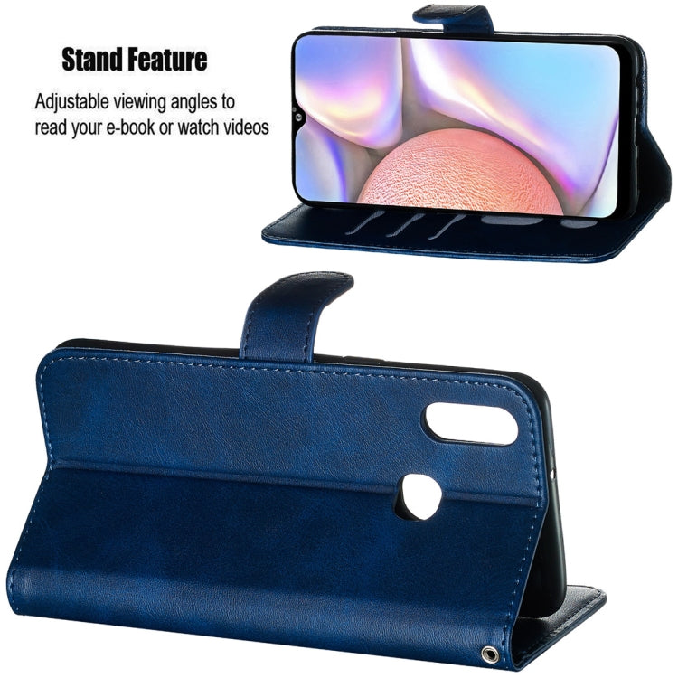 For Galaxy A10s Fashion Calf Texture Zipper Horizontal Flip PU Leather Case, with Holder & Card Slots & Wallet