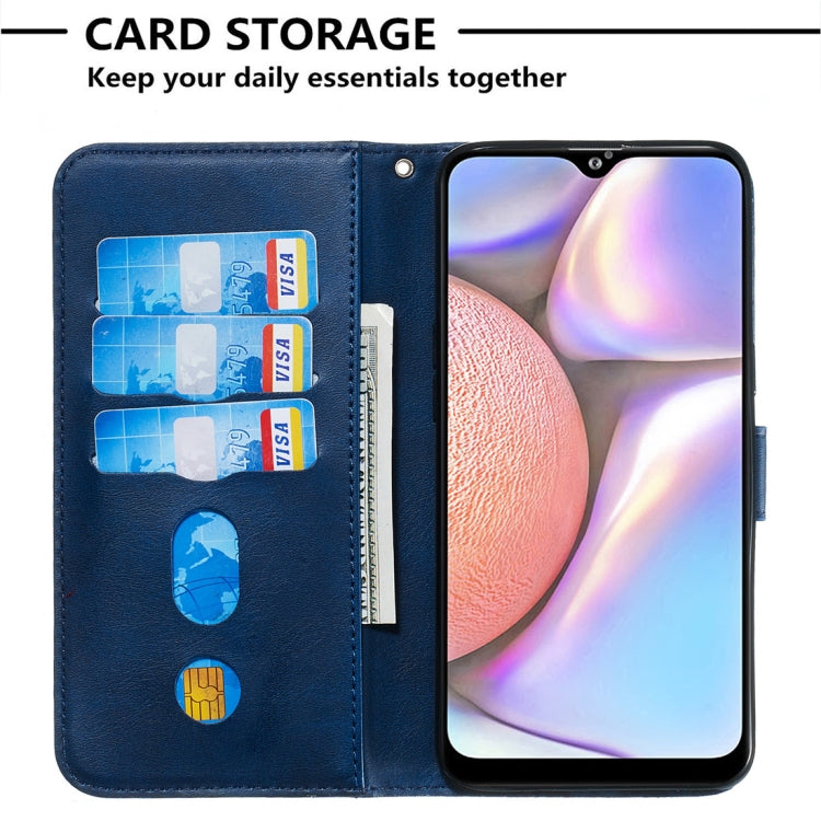 For Galaxy A10s Fashion Calf Texture Zipper Horizontal Flip PU Leather Case, with Holder & Card Slots & Wallet