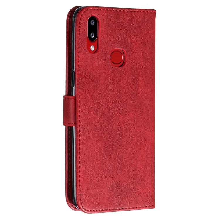 For Galaxy A10s Fashion Calf Texture Zipper Horizontal Flip PU Leather Case, with Holder & Card Slots & Wallet