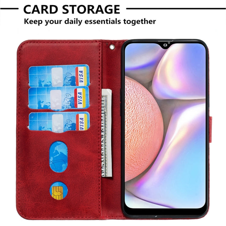 For Galaxy A10s Fashion Calf Texture Zipper Horizontal Flip PU Leather Case, with Holder & Card Slots & Wallet