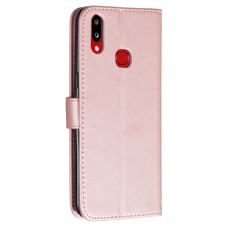For Galaxy A10s Fashion Calf Texture Zipper Horizontal Flip PU Leather Case, with Holder & Card Slots & Wallet