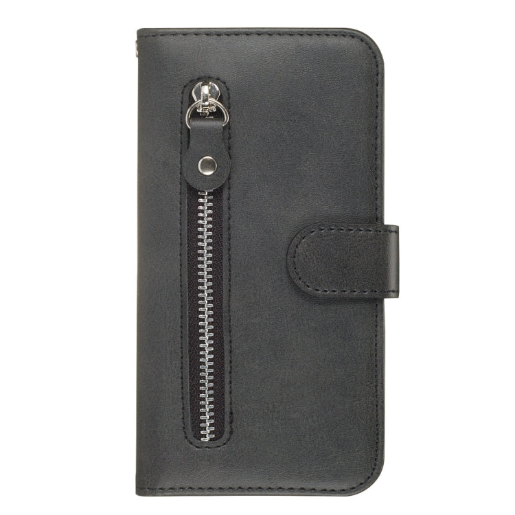 For Galaxy A20s Fashion Calf Texture Zipper Horizontal Flip PU Leather Case, with Holder & Card Slots & Wallet